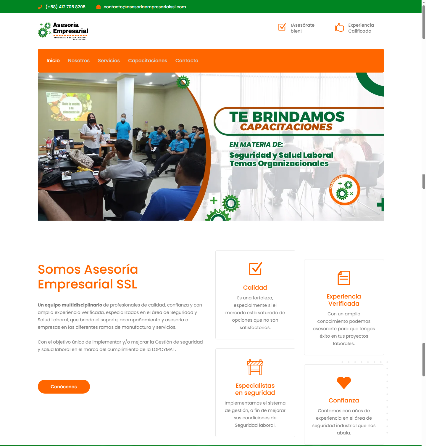 Diseño web Asesoría Empresarial