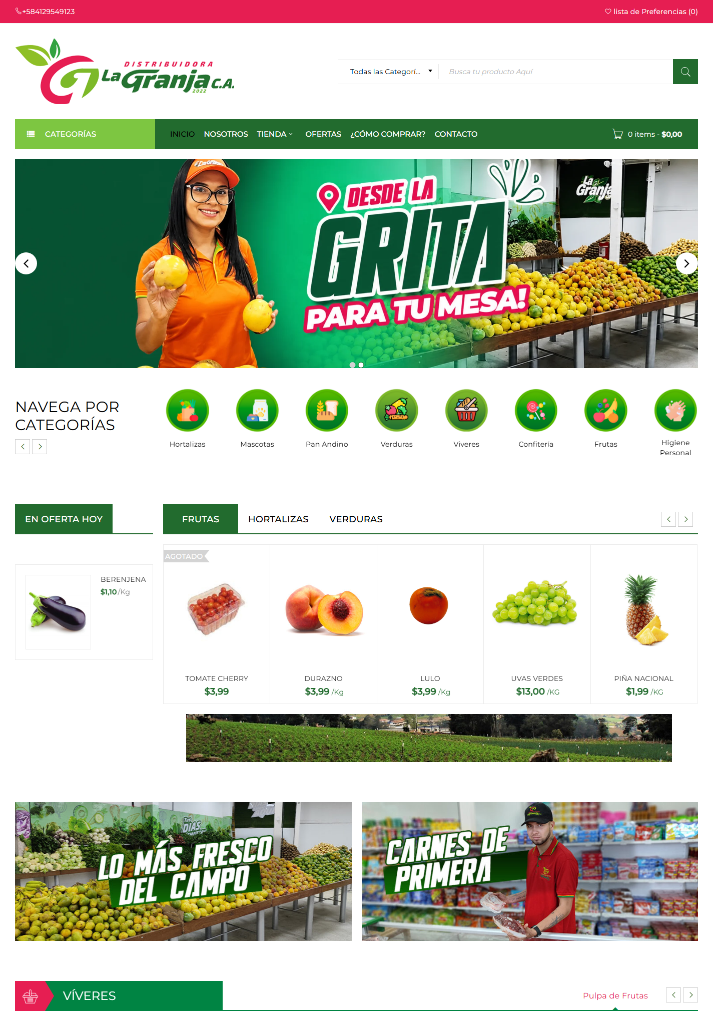 Tienda online La Granja
